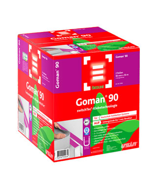 Goman 90 - Специальная лента для каучуковых плинтусных реек