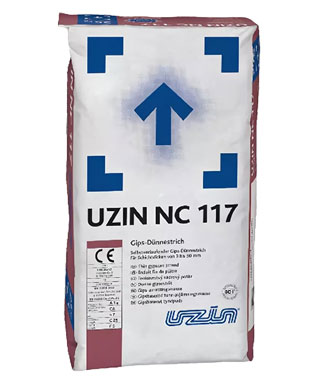 Тонкая гипсовая стяжка UZIN NC 117